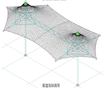 膜结构车棚图纸